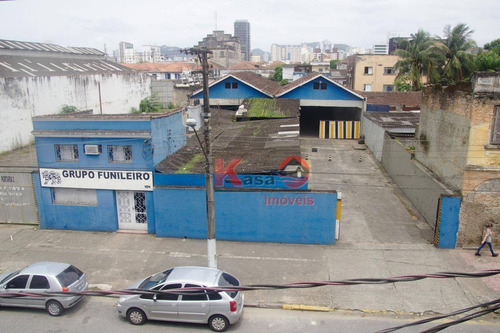 Imagem 1 de 9 de Galpão Para Alugar Por R$ 15.000,00/mês - Macuco - Santos/sp - Ga0146