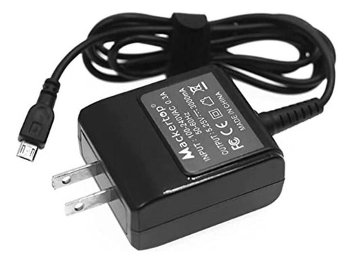 Mackertop 5.25 V 3 A Cargador Micro Usb Ac Adapter For Hp