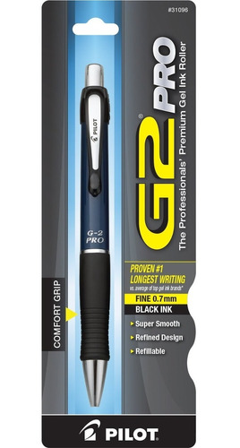 Pilot G2 Pro Retractable Gel Ink Rolling Ball Pen, Fine...