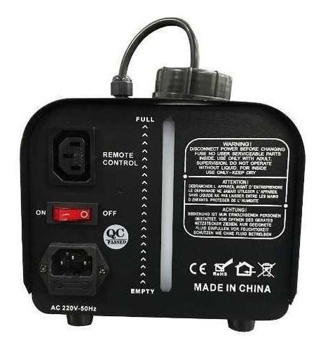 Máquina De Humo 900w Luz Rgb Control Inalámbrico