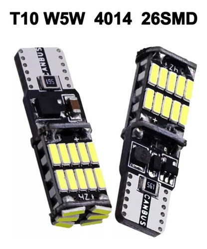 Bombilla Led Canbus T10 W5w 24smd De Alta Potencia