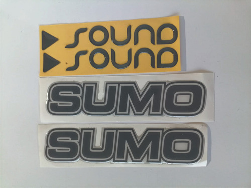 Toyota Prado Sumo Sound Sticker Resinado X 4 Unidades