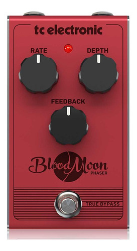 Pedal Tc Electronic Blood Moon Phaser Estilo Vintage Filtro Color Rojo