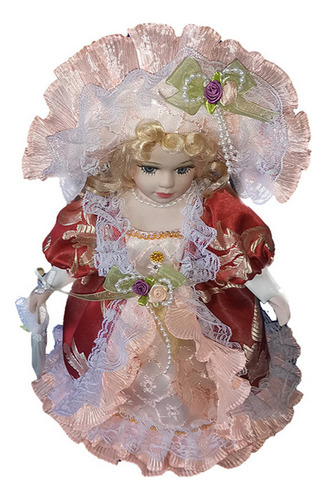 Accesorios De Casa De Muñecas En Miniatura Rojo Vintage