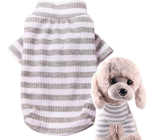 Abrigo De Otoño E Invierno Para Perros, Ropa Elástica A Raya