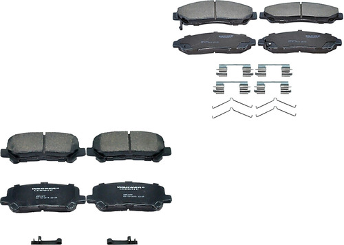 Jgo Completo Balatas Cerámicas Wagner Honda Pilot 09/11