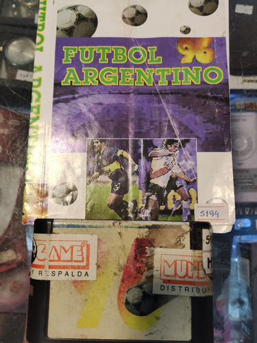 Sega Mega Drive Juego Y Tapa  ( Futbol Argentino 96 )