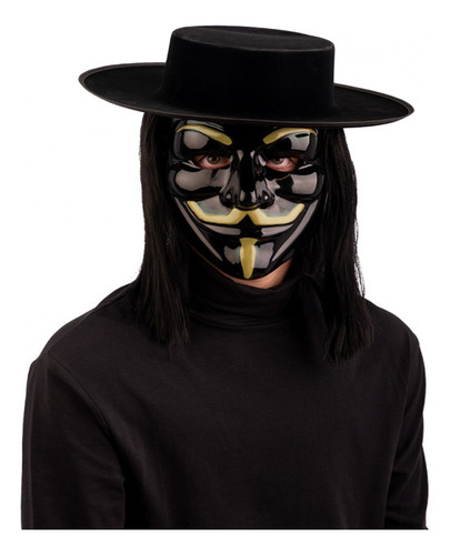 10 Mascaras V Venganza Vendetta Disfraz Halloween Anonymous