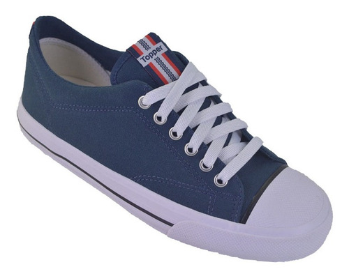 Zapatilla Lona Topper Profesional Original Envio Azul