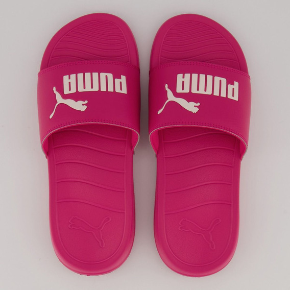 chinelo de pelinho puma