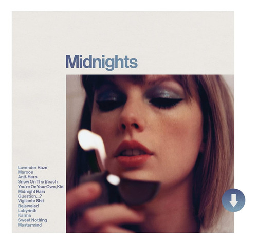 Taylor Swift Midnights Moonstone Blue  Disco