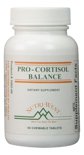 Pro-cortisol Equilibrio60tabletas Masticables Por Nutri West