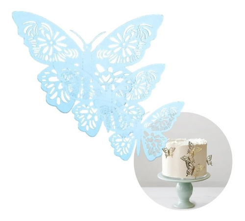 Mariposas De Papel Troquelas Para Decoración X 6 Unidades