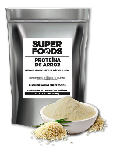Proteina De Arroz Vegana 1000gr - Unidad a $81803