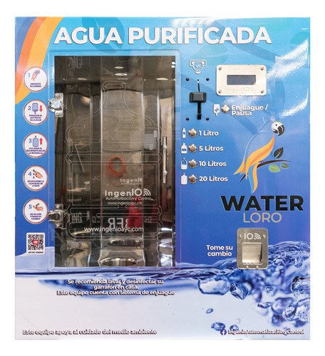  Maquina Vending Para Agua Purificada Mod Avanzado