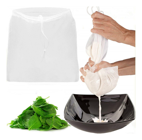 Bolsa De Leche De Frutos Secos, Gasa De Nailon De Malla Fina