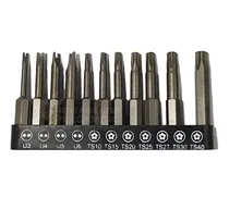 Comprar Juego Puntas Torx Y U De 11 Piezas Atornillador 1\u002F4 Acero