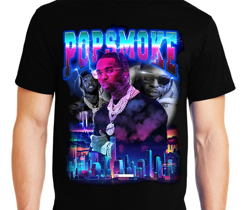 Pop Smoke - Rapero - Cantante (1) - Polera