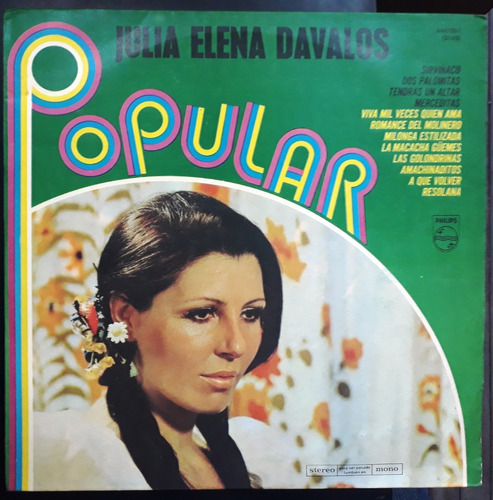 Julia Elena Davalos Vinilo Folklore