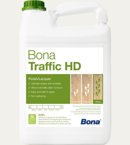  Bona Traffic Hd Base Agua Acabado Mate Pisos De Madera.