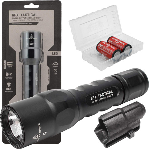 Surefire 6px Linterna Led Tactica Una Sola Salida 600 Lumene