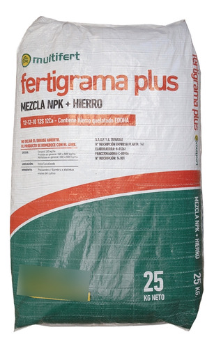 Fertilizante Especial Para Grama Bahiana 500grs 35mt2 
