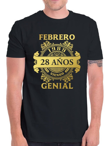 Playeras Cualquier Fecha Personalizadas Cumpleaños Siendo Genial Algodon Niño Caballero Dama Familia Para Regalo Leyenda