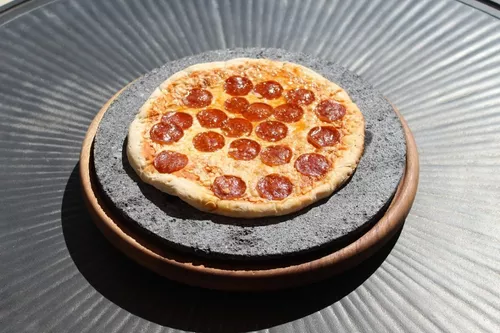 Piedra Para Pizza de Piedra Volcánica, Comal De Piedra Volcánica Para —  CEMCUI