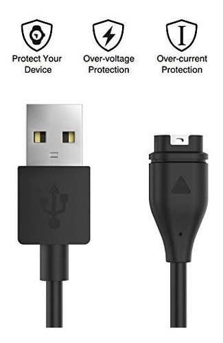 Cable De Carga De Reemplazo Compatible Con Garmin Fenix 55s