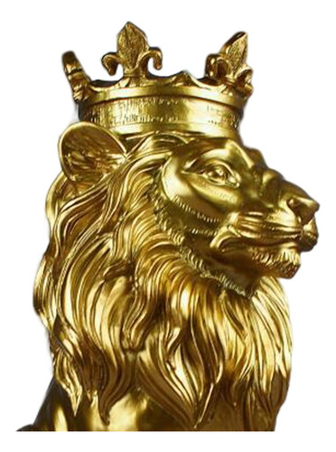 Estátua De Estilo Europeu Ornamento Resina Áureo