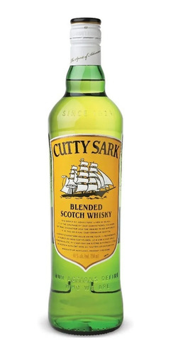 Imagen 1 de 3 de Whisky Cutty Sark 750ml Whiskey Botella Blend Escoces