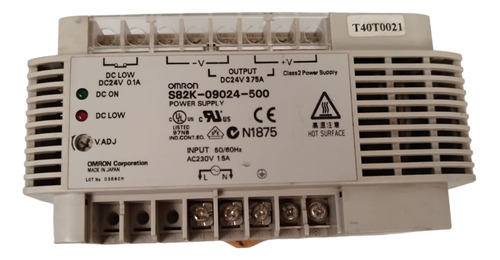 Omron S82k-09024-500 - Fonte De Alimentação