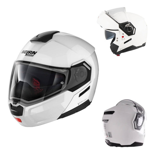 Casco Para Moto Nolan N90-3 Special 15 Pure Blanco 