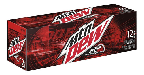 Refresco Mountain Dew Cereza 12 Pack 355ml Importado