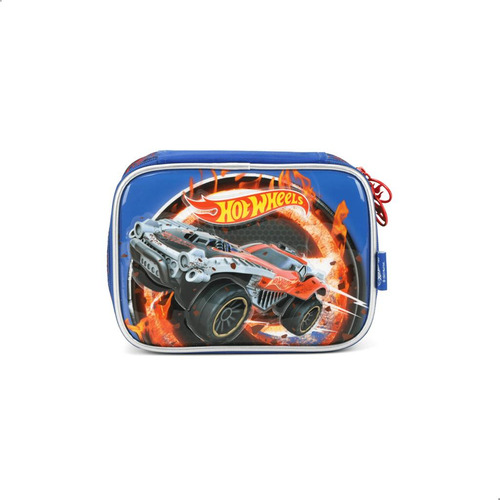 Hot Wheels Estojo Escolar Meninos Infantil 100 Lápis Luxo Cor Vermelho Liso