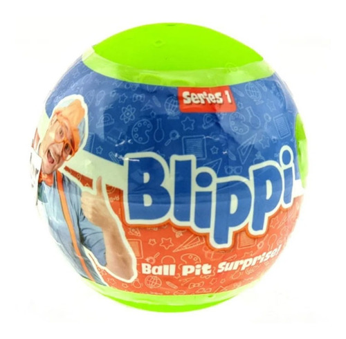 Pelota Muñeco Blippi Ball Sorpresa Bloque Tarjeta Colecc Edu