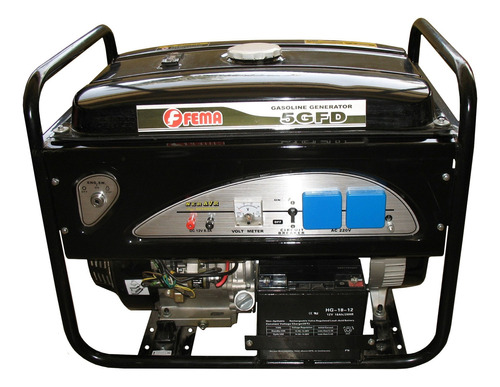 Generador portátil Fema 6600 5500W monofásico con tecnología AVR 220V