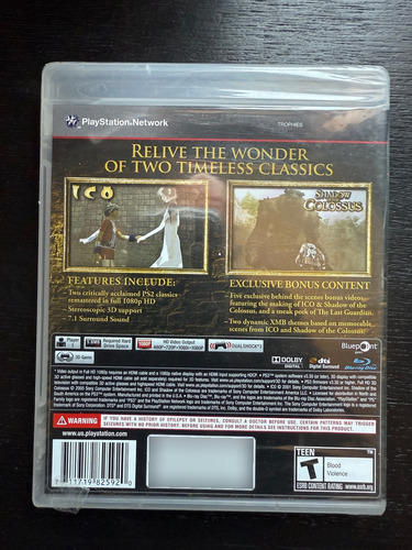 Ico & Shadow Of The Colossus Collection Playstation 3 Ps3 (Usado)