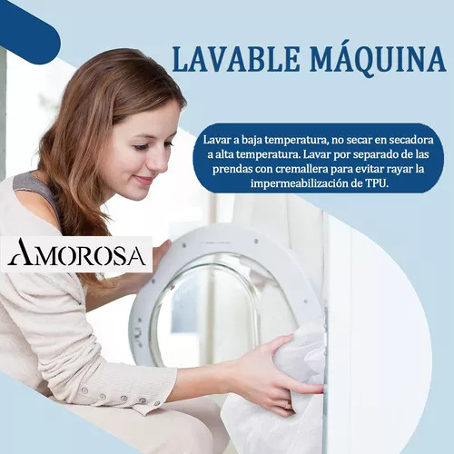 2pcs Funda De Almohadas Impermeable Protector - Estándar Color Blanco