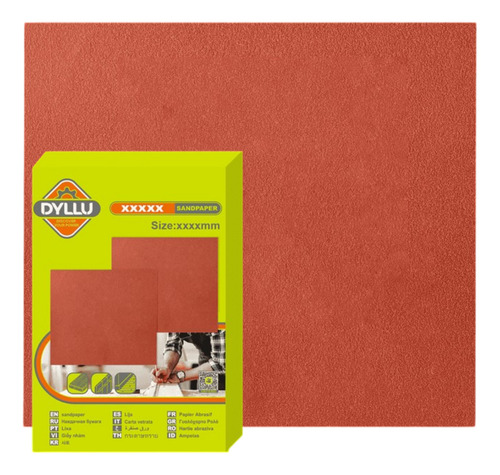 Pack 50 Lijas Para Madera Grano 60 230x280mm Dyllu By Total