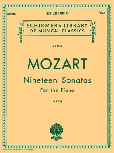 Book : Mozart 19 Sonatas - Complete: Piano Solo (schirmer...