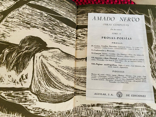 Amado Nervo Obras Completas 2a Edicion Aguilar 1956 2 Tomos (Usado)