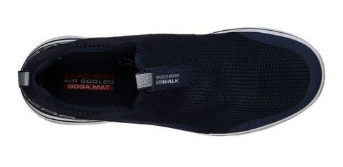 Zapatillas Skechers Hombre Go Walk 5 Downdraft Navy Grey