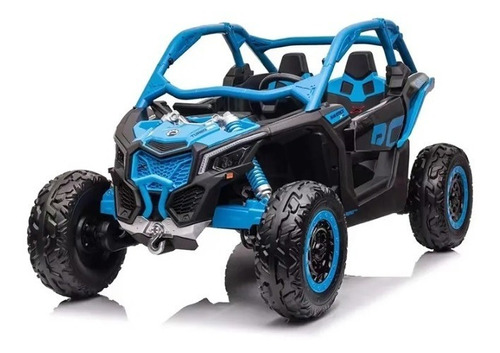 Carro a batería para niños LedOffRoadCuliacan Can-Am Maverick X3  color azul 