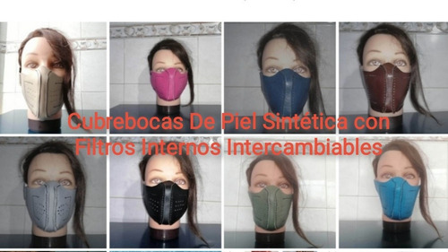 Cubrebocas Gothic Steampunk Leathermask Tipo Motociclista