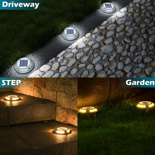 Luces Solares Para Entrada Al Aire Libre Con 40 Led Y 4 Modo