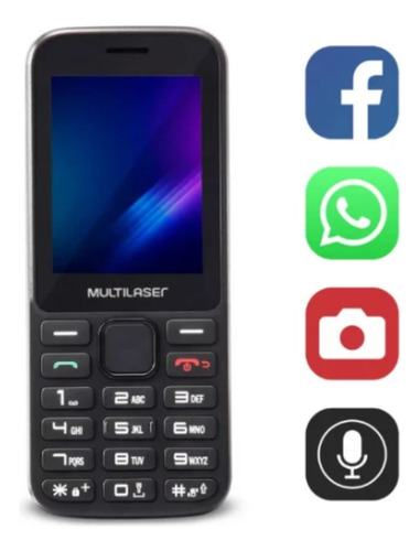Celular Para Idosos Com Rede 3g Whatsapp Youtube Facebook