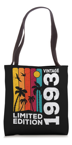 Vintage 1993 Edición Limitada Beach Sunset Birthday Bolsa De