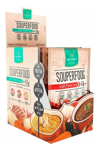 Souperfood Sopa Proteica Sabor Tomate 10 Sachês - Nutrify