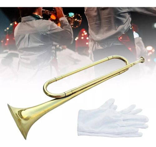 Para Para Bb Bugle Instrumento Musical De Latón Cuerno De.